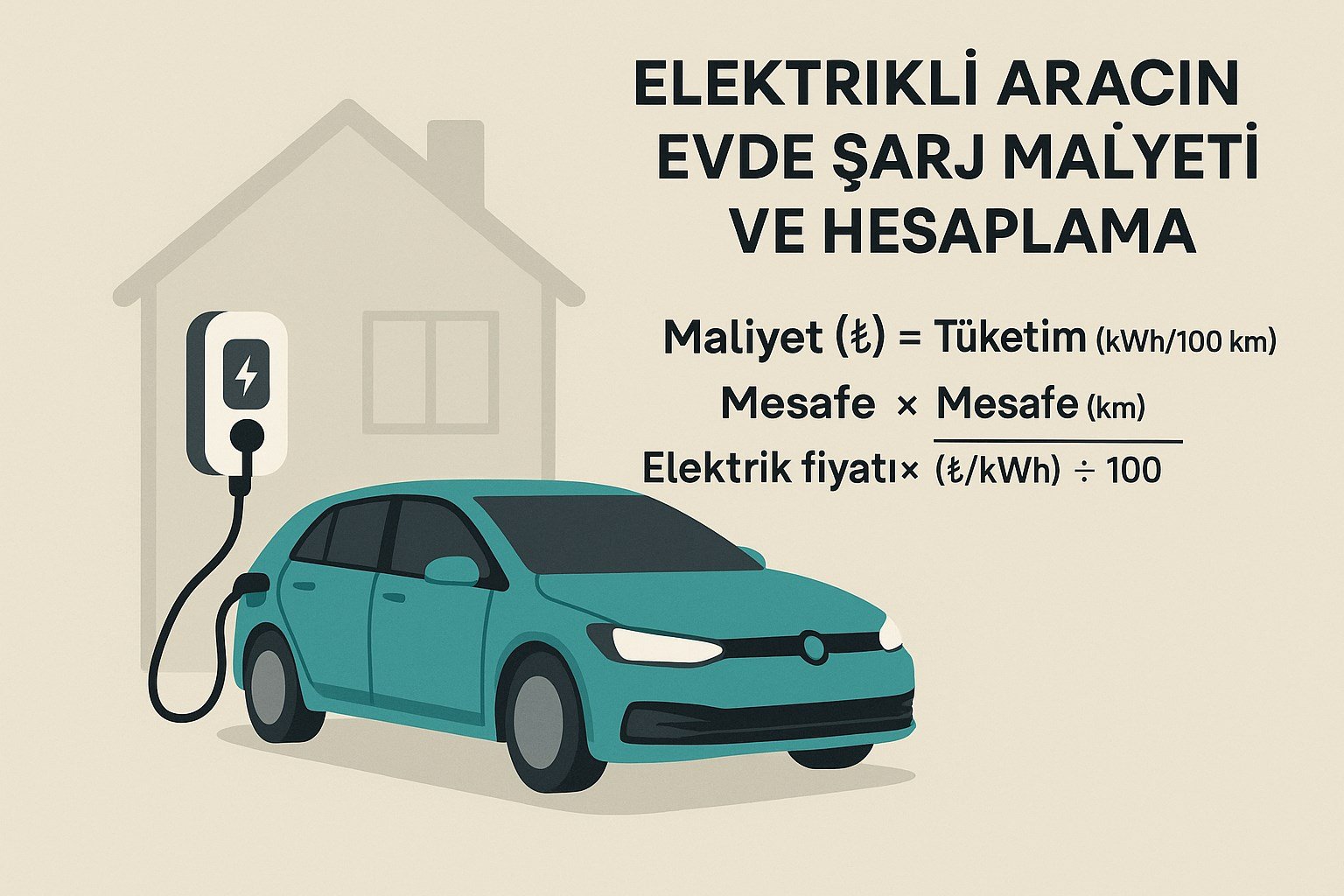 evde elektrikli araç şarj etmek maliyet kurulum 